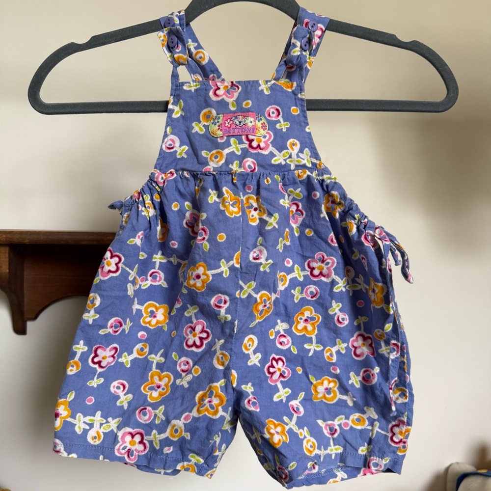 Vintage Floral Kids bubble romper